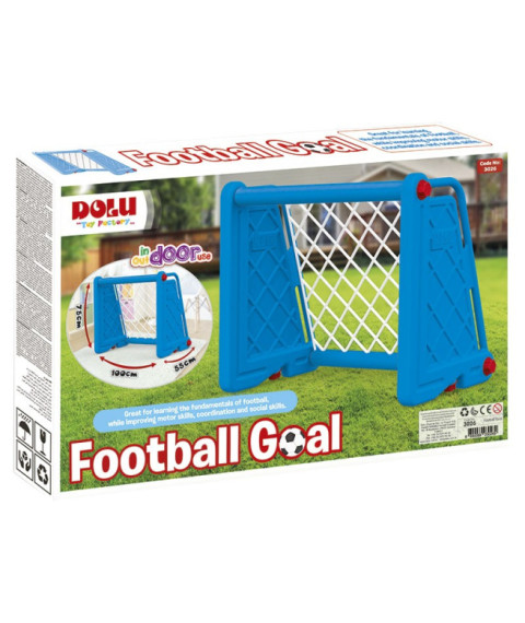 DL Poarta fotbal pentru copii, albastra, cod 42427